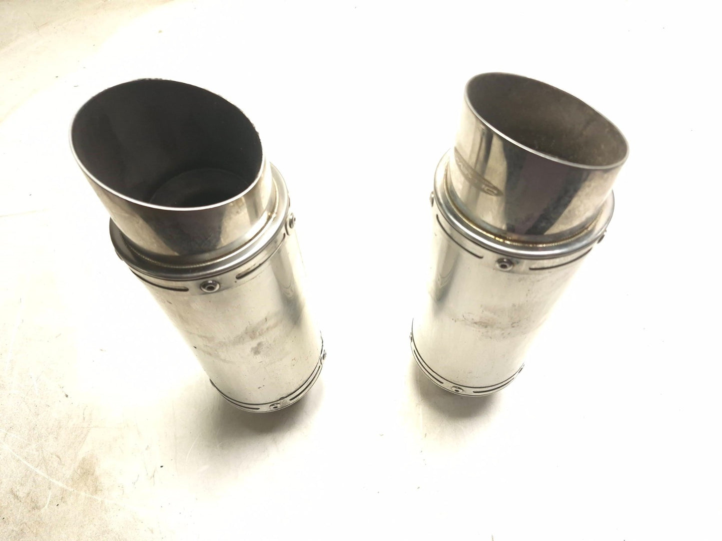 2004 Yamaha Fz6 S Exhaust Muffler Pair Delkivic OEM