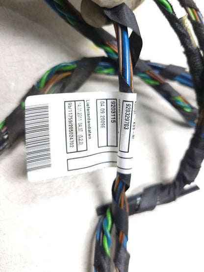 07-13 Bmw X5 E70 Door Wire Harness Rear Passenger Side Right OEM