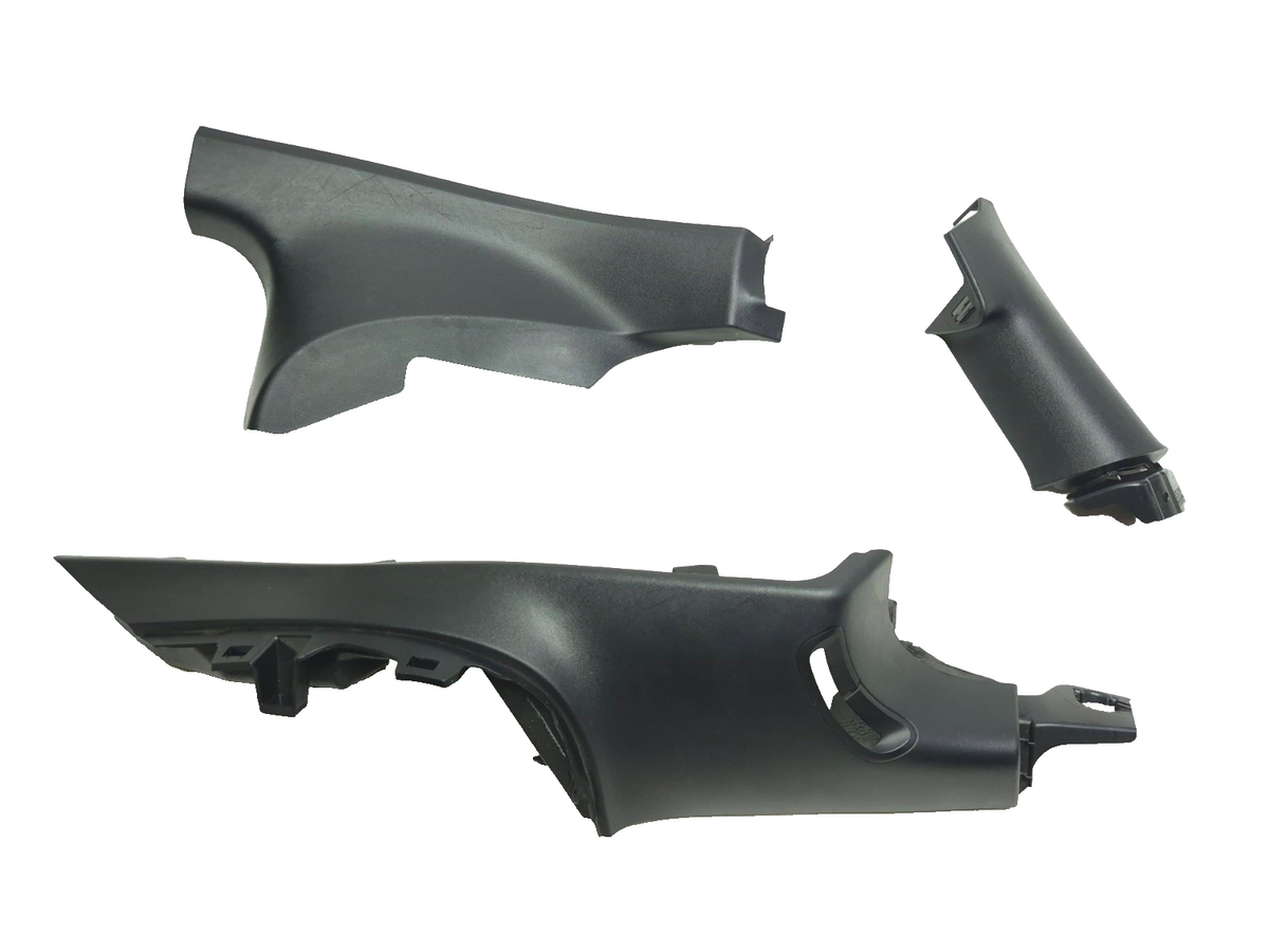 2022 Tesla Model 3 Rear C Pillar Trim Panel Sill Plate Driver Side Left 3pcs OEM