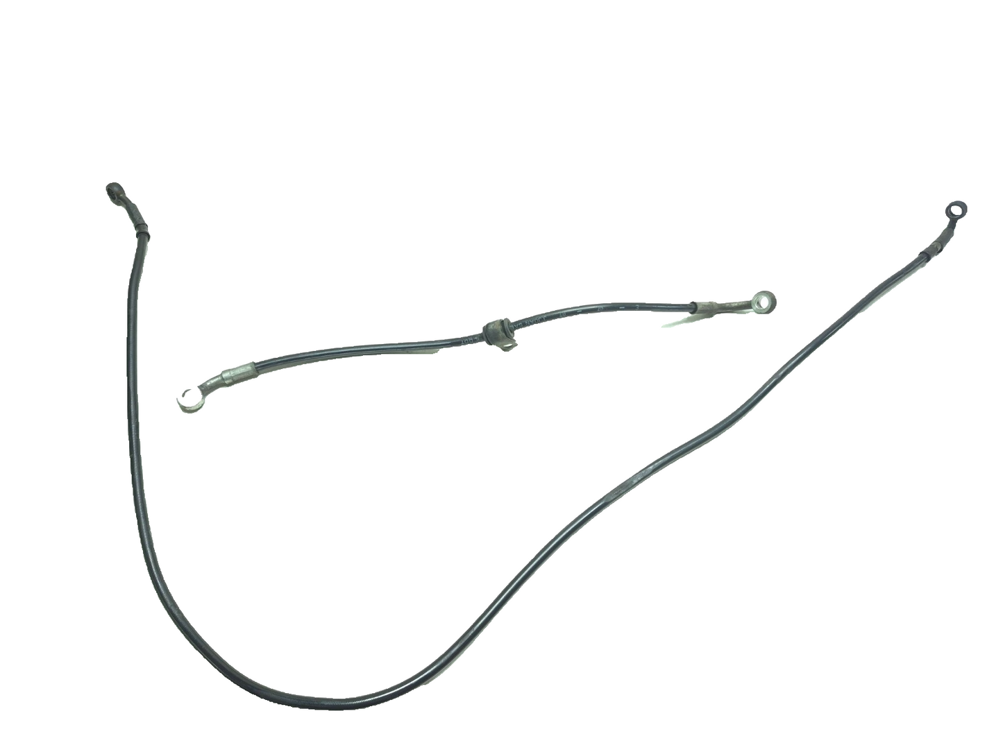 2008 Harley-davidson Dyna Fat Bob Fxdf Brake Hose Line Pipe 2pcs OEM