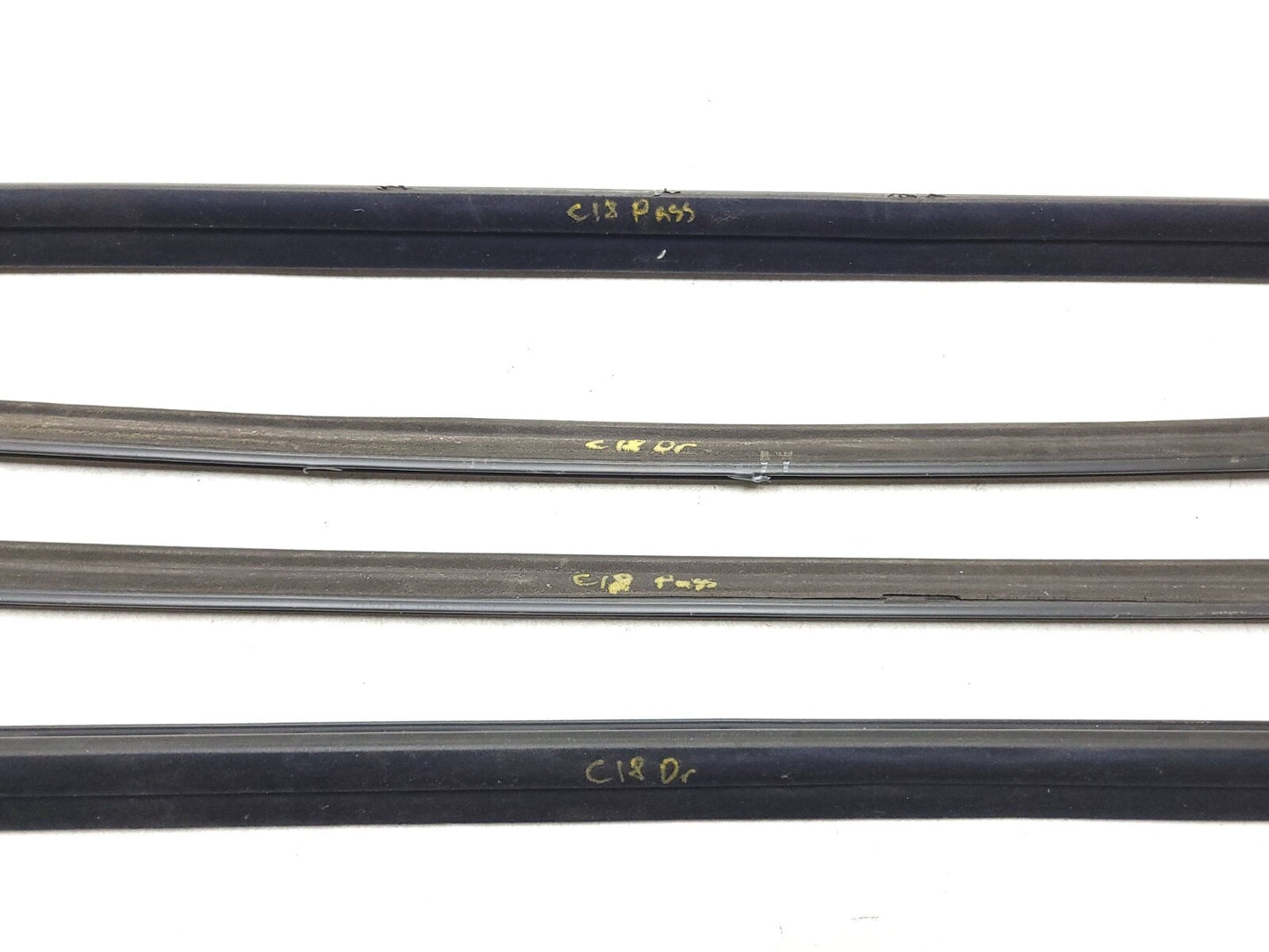 2005 - 2010 Scion Tc Door Glass Belt Seal Molding Set OEM