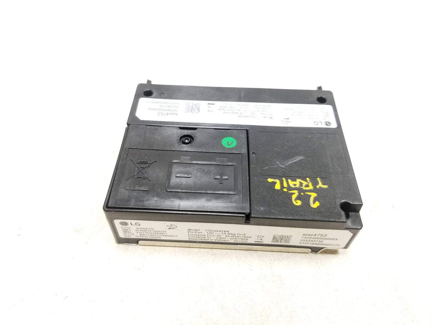 2022 Chevrolet Trailblazer Telematic Communication Control Module OEM