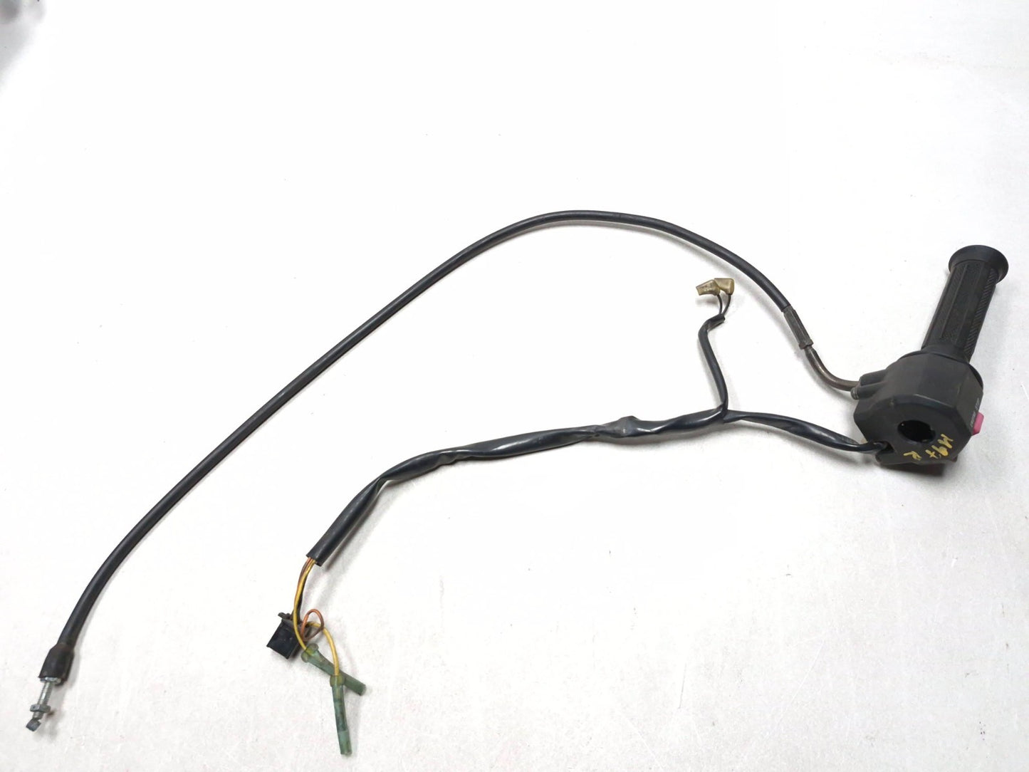 1993 Suzuki Gsx 600 Fp Katana Right Handle Switch & Grip Throttle Cable Assy OEM