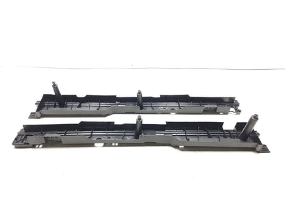 07-13 BMW X5 E70 Trunk Floor Rail Guide Panel Pair OEM