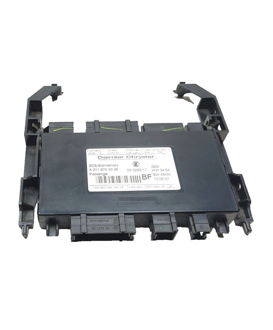 06-11 Mercedes W164 Ml500 Front Seat Control Module Passenger Right OEM