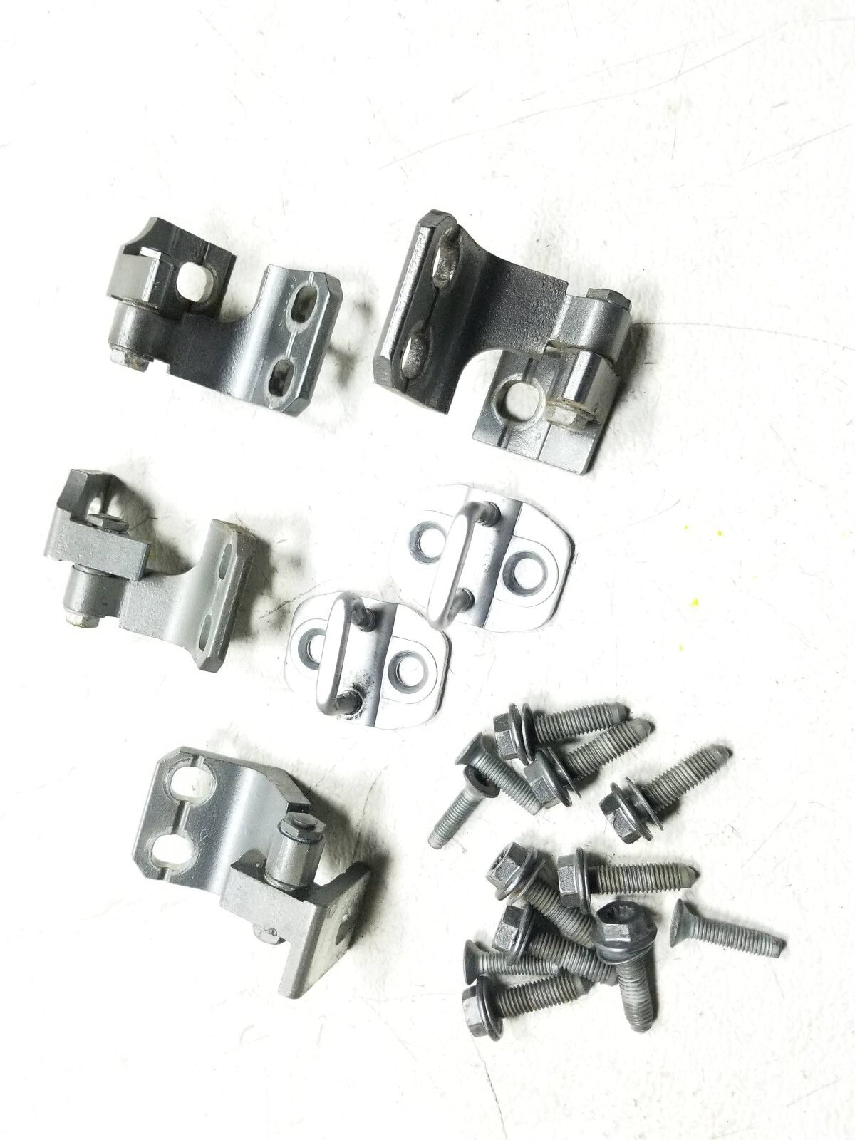 2013 Dodge Dart Passenger Side Door Hinge & Latch Striker 6pcs W/ Bolt 12pcs OEM