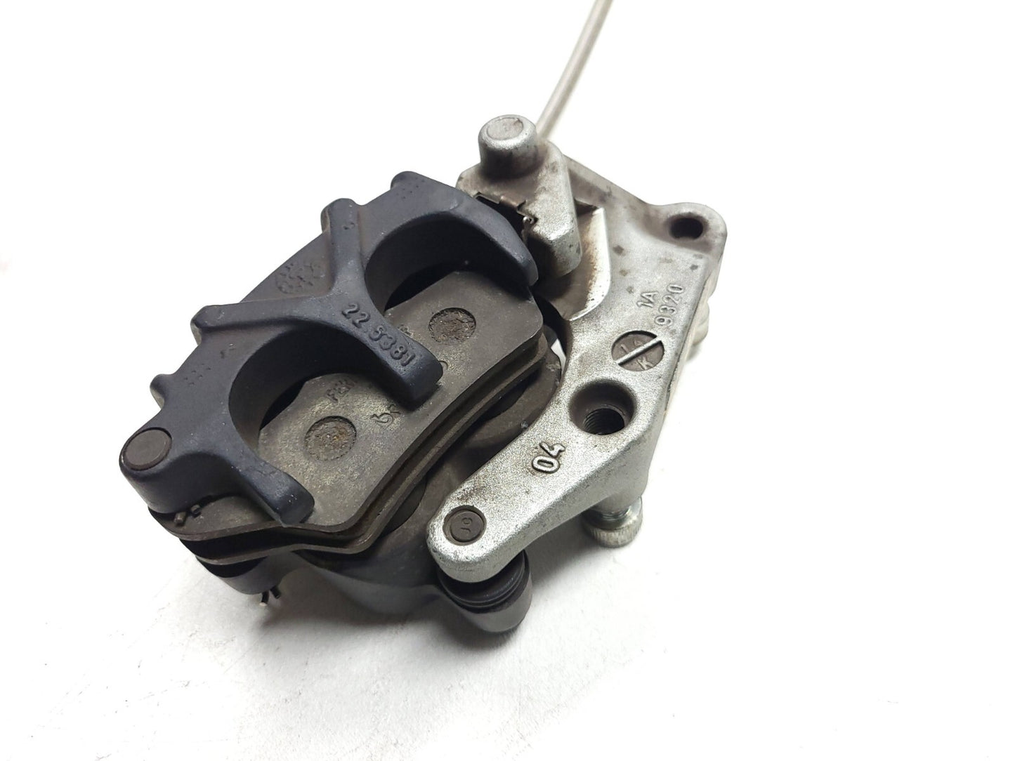 02-06 Ducati Monster M600 620 Front Brake Caliper & Btacket Pair OEM