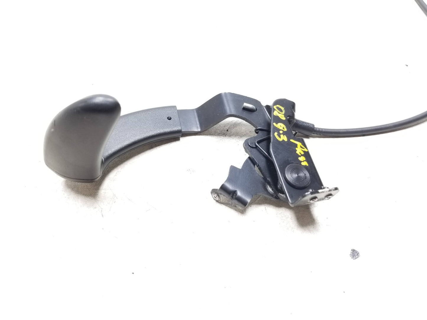 11 Saab 9-3 Seat Side Trim W/ Guide Sleeve & knob Front Passenger Side Right OEM