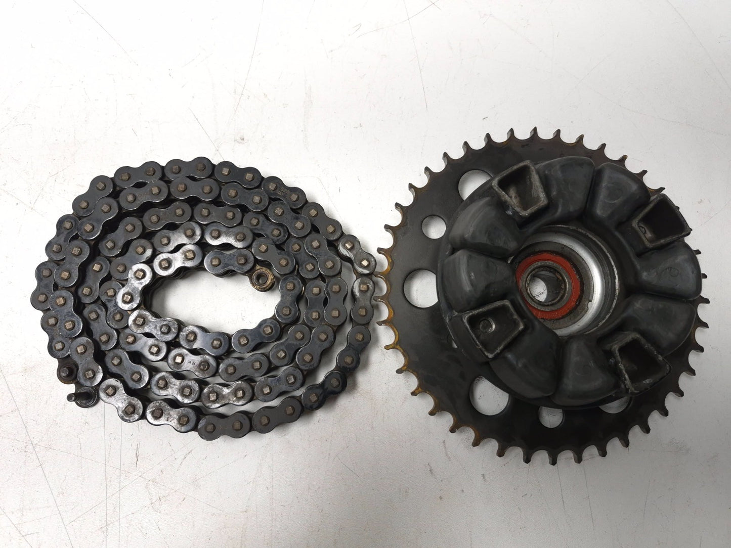 2005 Kawasaki Ninja Zx10r Rear Sprocket & Drive Chain OEM