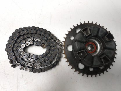 2005 Kawasaki Ninja Zx10r Rear Sprocket & Drive Chain OEM