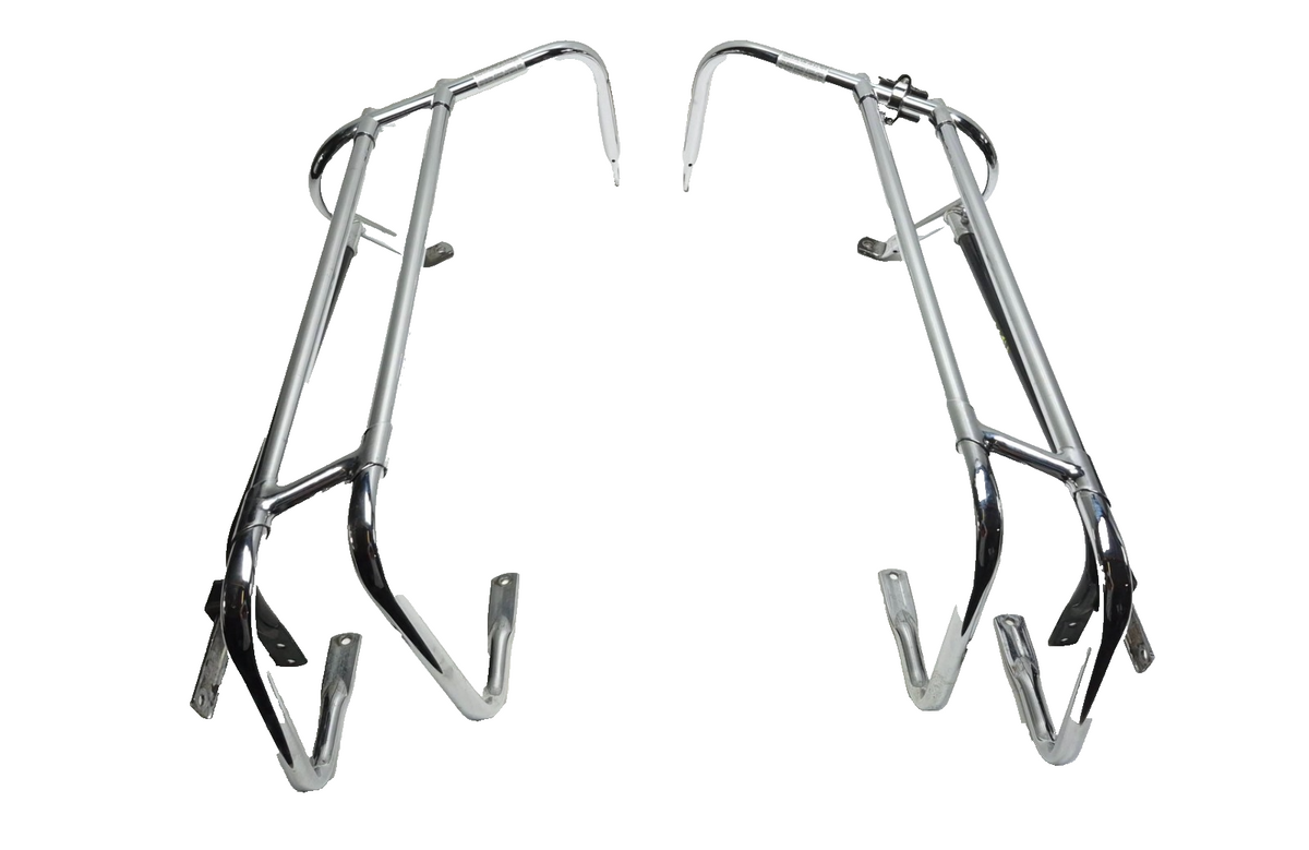1993-1996 Harley-davidson Electra Glide Flhtc Saddlebag Support Guard Rail 2pcs