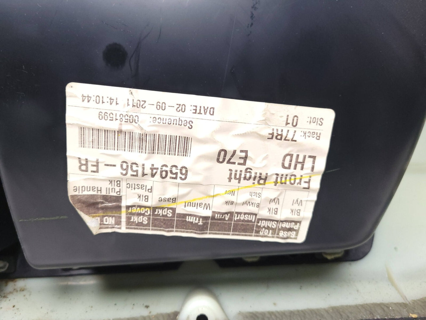 2007 - 2013 BMW X5 E70 Front Door Panel Trim Passenger Side Right OEM