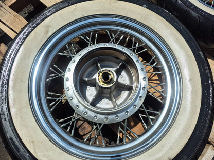 2004 Kawasaki Vulcan 800 Vn800 Wheel Rim W/ Tire Front & Rear Em