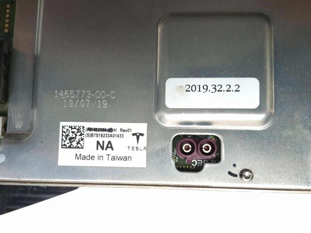 2018 Tesla Model 3 Auto Pilot Assist Control Module & Cover Pair OEM