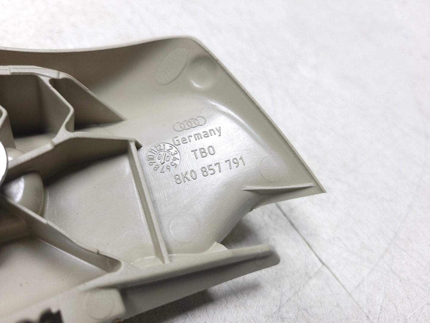 2009 - 2016 Audi A4 S4 Sedan Upper C & D Pillar Trim W/ Seat Belt Guide OEM