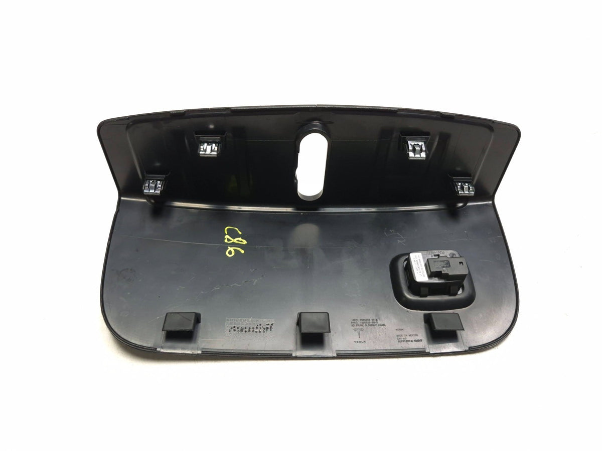 2020 Tesla Model 3 Front Closeout Panel Hood Latch Cover Trim OEM