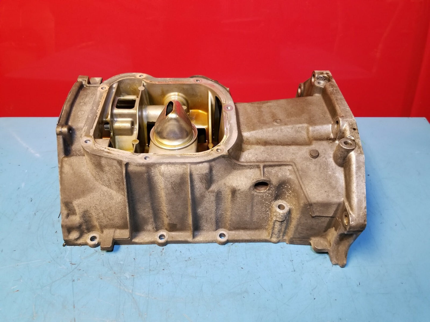 2013 Nissan Versa 1.6l Engine Upper Oil Pan OEM