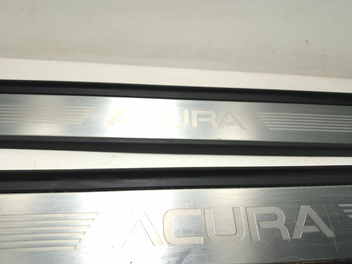 2008 Acura Tl Type-s Door Sill Trim Scuff Plate Rear & Front 4 Pcs OEM
