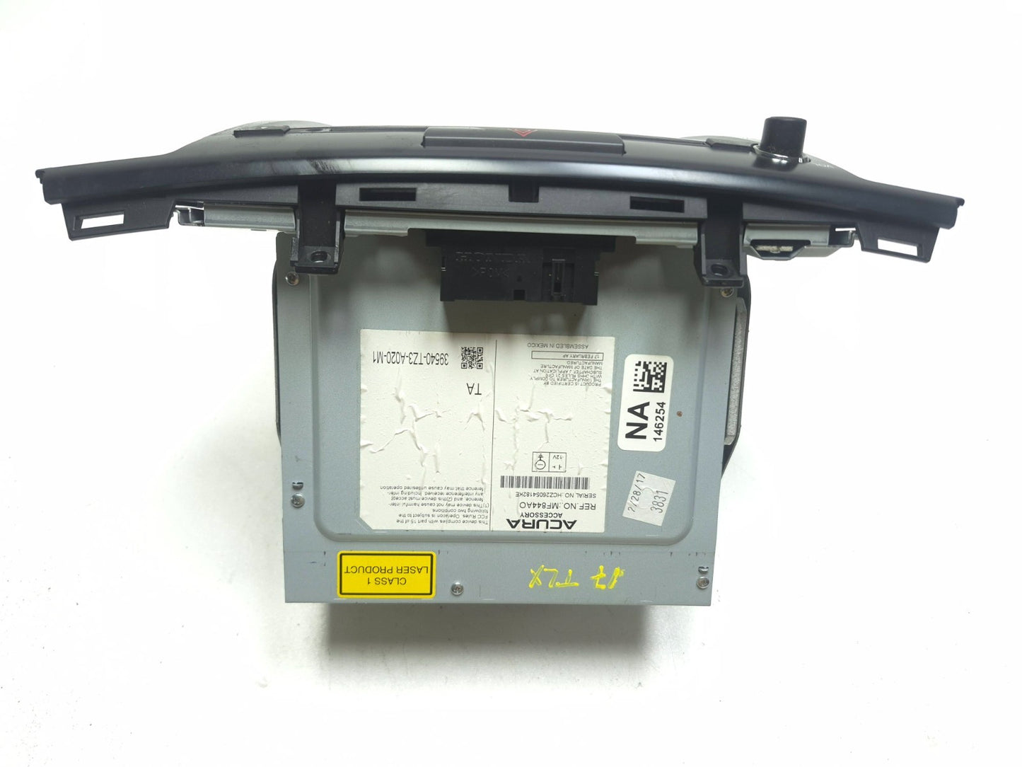 2017 Acura TLX Navigation Screen Display Radio Head Unit   OEM