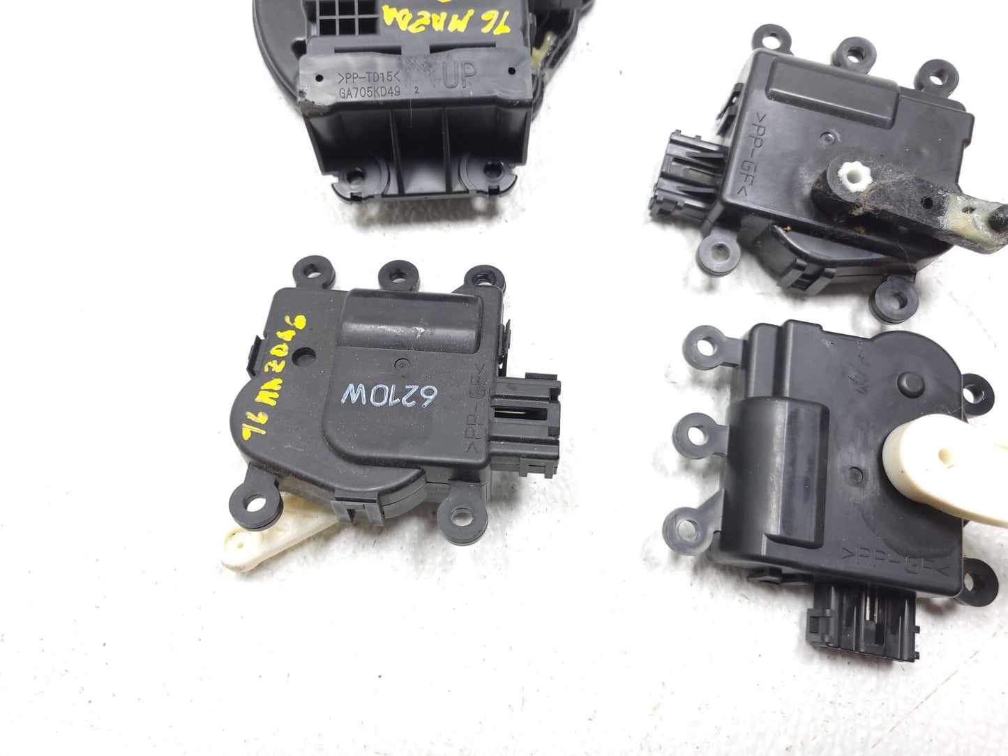 2016 Mazda 6 Door Heater Blend Flap Motor Actuator 4pcs OEM