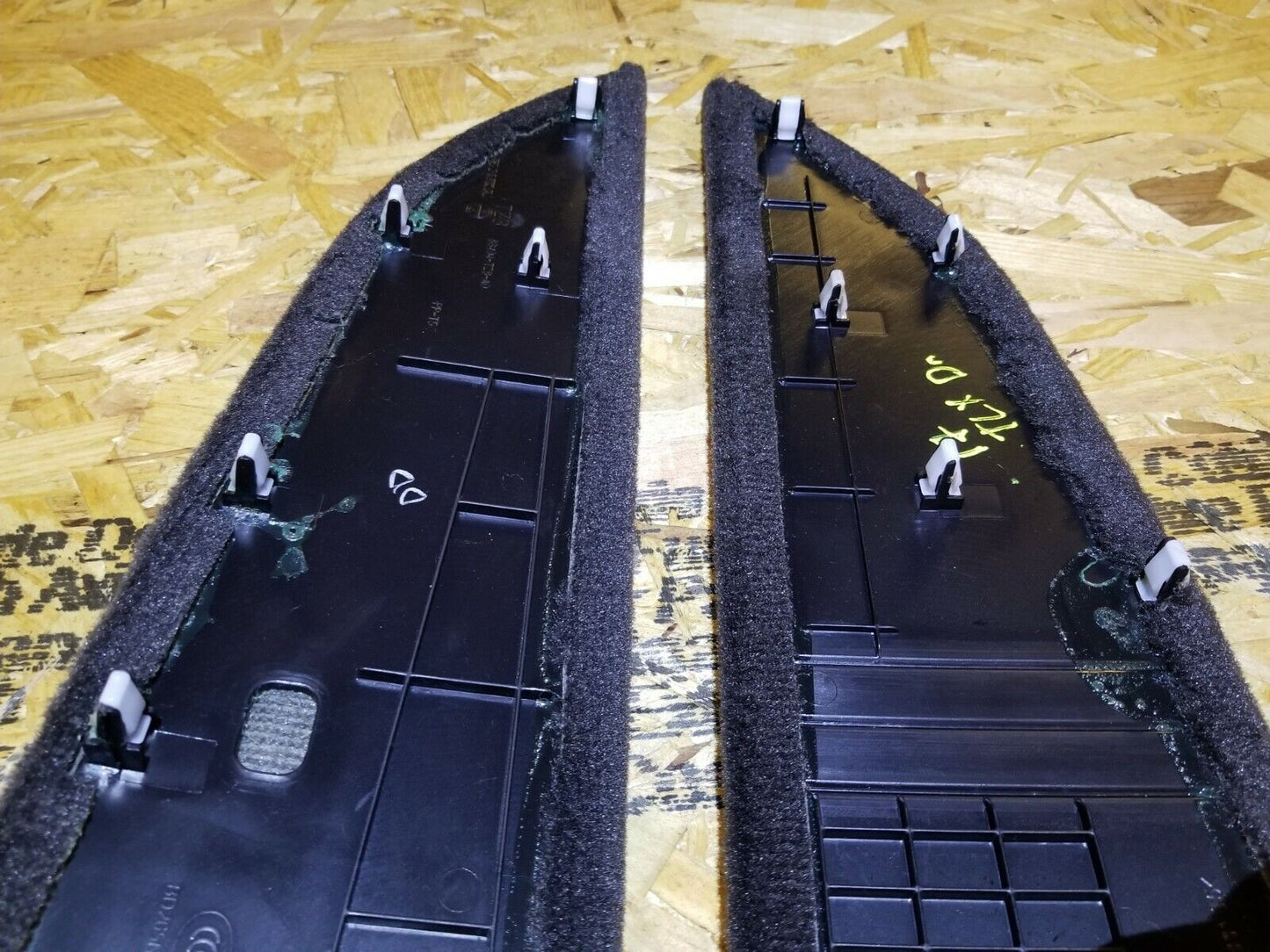 15 16 17 Acura TLX Center Console Left & Right Side Carpet Trim Cover  OEM