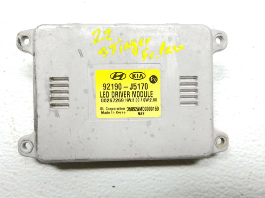 2022 Kia Stinger Headlight Led Driver Module OEM