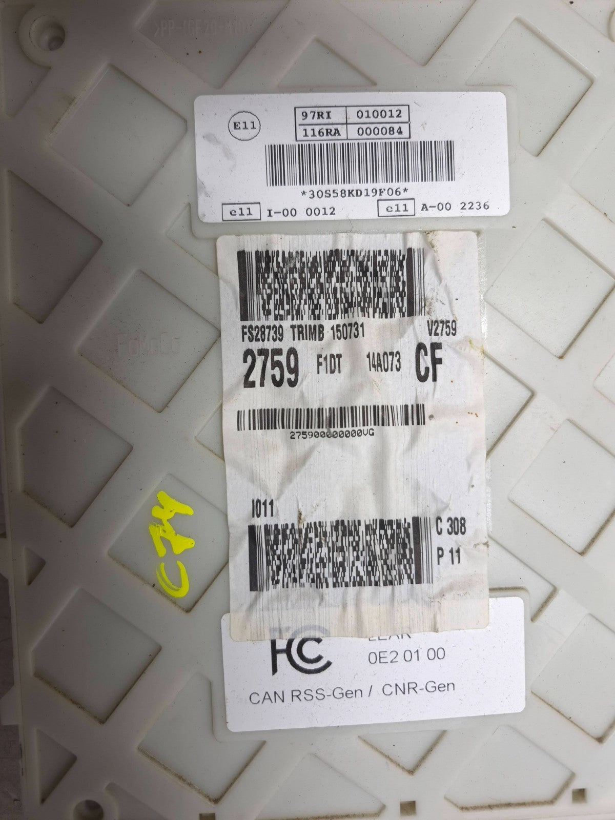 2016 Ford Transit Connect Bcm Body Control Module OEM