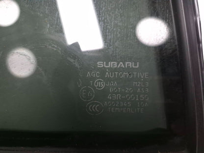 2022 Subaru Crosstrek Rear Door Vent Window Glass Driver Side Left OEM