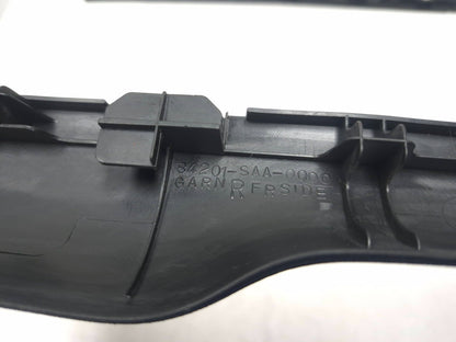2007 Honda Fit Kick Panel Trim & Front Door Sill Plate Left & Right 4 Pcs OEM