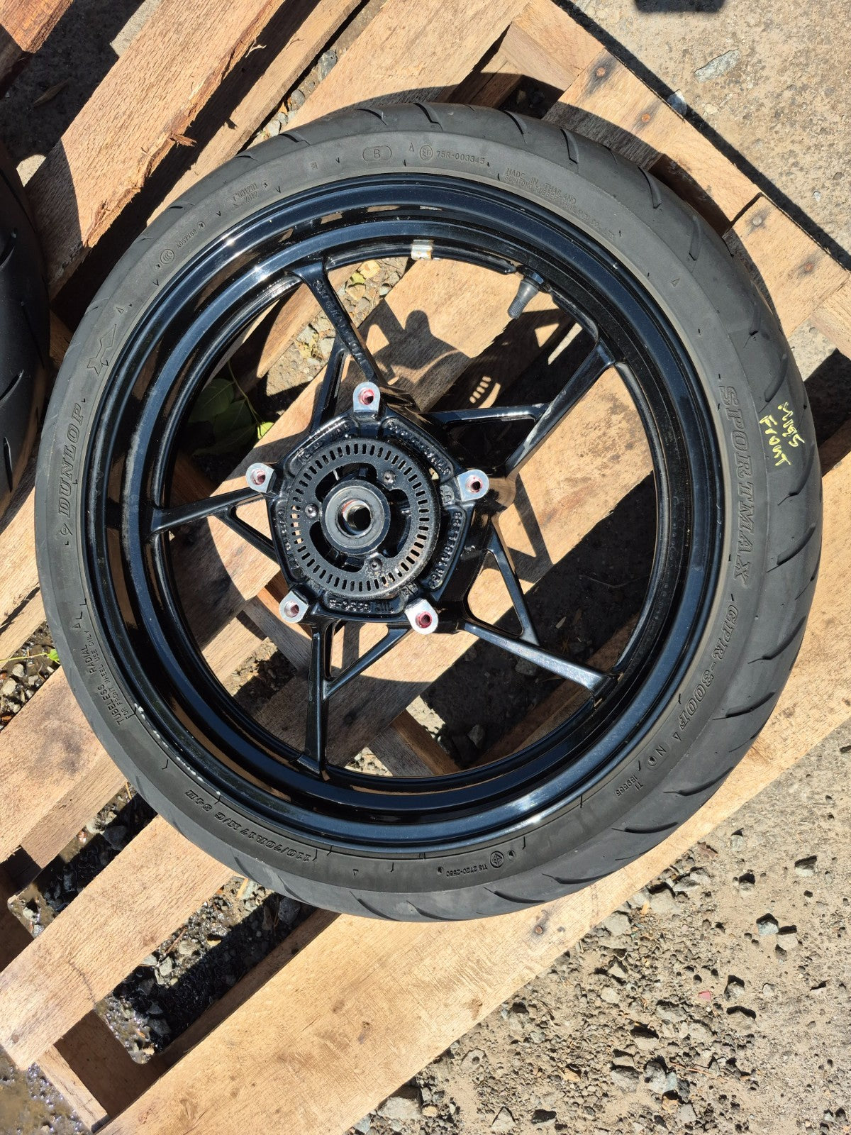 2019 Kawasaki Z400 Er400d Wheel Rim & Tire Front & Rear * Straight * OEM