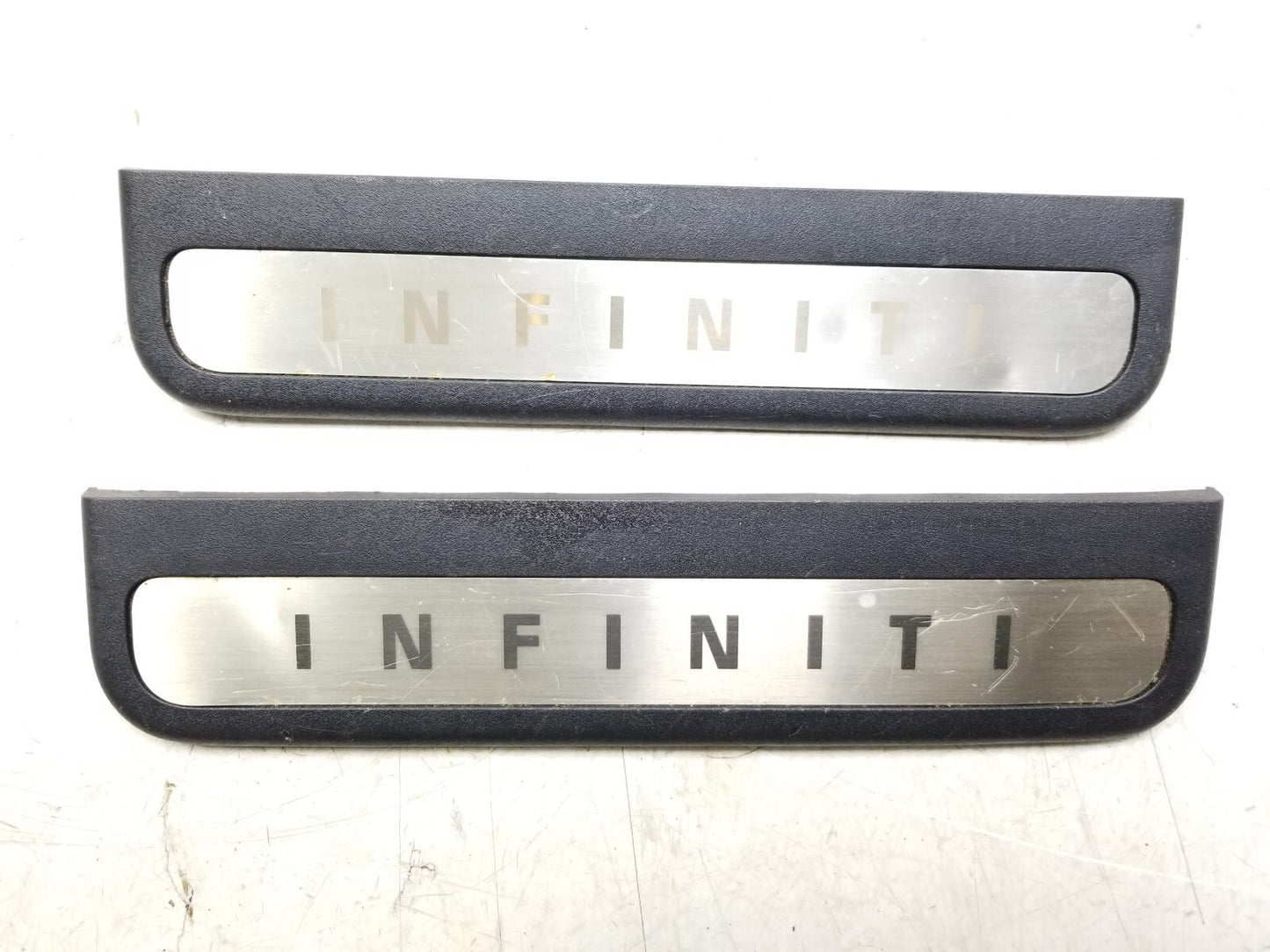 2009 Infiniti G37 Door Sill Scuff Plate Cover 4pcs OEM