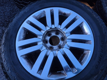 2008 Lincoln Navigator L Wheel Rim W/tire Hankook 275/55 R20 6/32 4 Pcs OEM