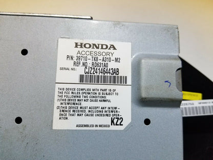 11 12 13 Honda Odyssey Gps Navigation Display Screen 39710-tk8-a310 OEM