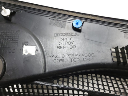 2012 Acura Tl Windshield Wiper Motor Cover Cowl OEM