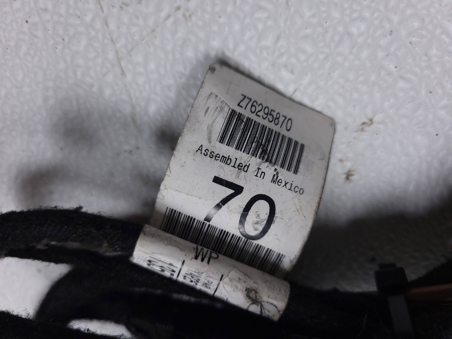 2007 Mercedes Trunk Lid Wire Harness W164 Ml Ml500 OEM