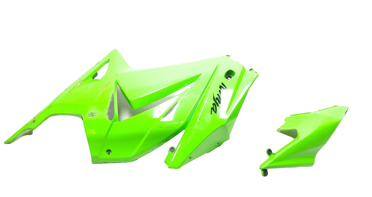 2008 Kawasaki Ninja 250 R Ex250j Left Fairing Side Cover & Tail Fairing OEM