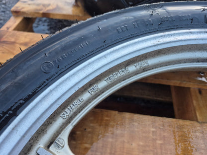 1994 Yamaha Virago Xv1100 Rear & Front Wheel W/ Tire Pair R 15 R 19 OEM