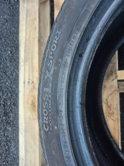 Continental Crosscontact Lx Sport 255/45 R20 101v Used Tire