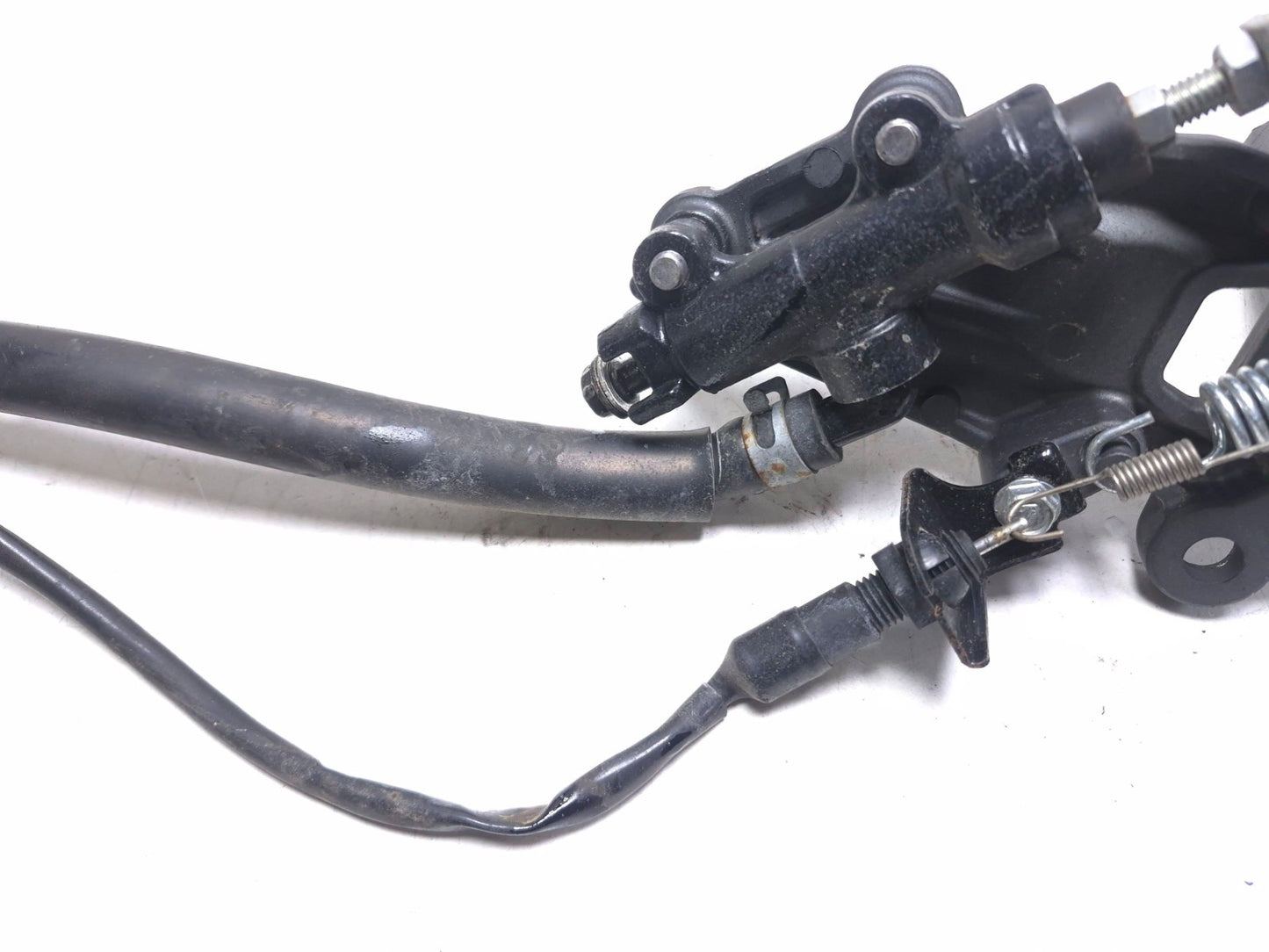 2008 Kawasaki Ninja 250r Ex250j Front Right Footrest W/ Brake Cylinder OEM