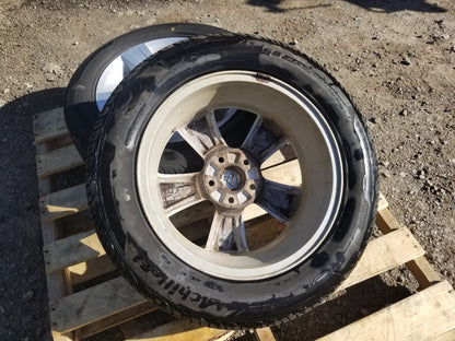 2010 Dodge Caliber Wheel Rim W/ Tire 215/60r17 9.5/32 Pair OEM