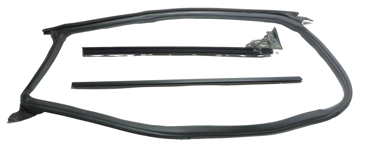 2021 Tesla Model 3 Front Door Window Belt Molding & Body Seal Passenger Side OEM