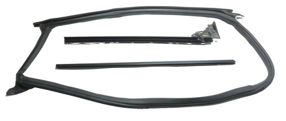 2021 Tesla Model 3 Front Door Window Belt Molding & Body Seal Passenger Side OEM