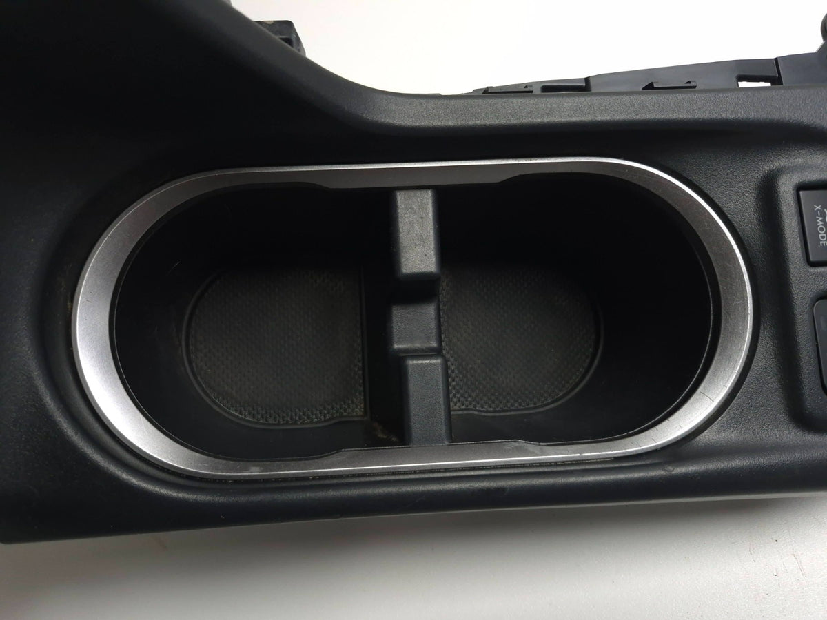 2022 Subaru Crosstrek Center Console Shifter Bezel Trim W/ Cup Holder OEM