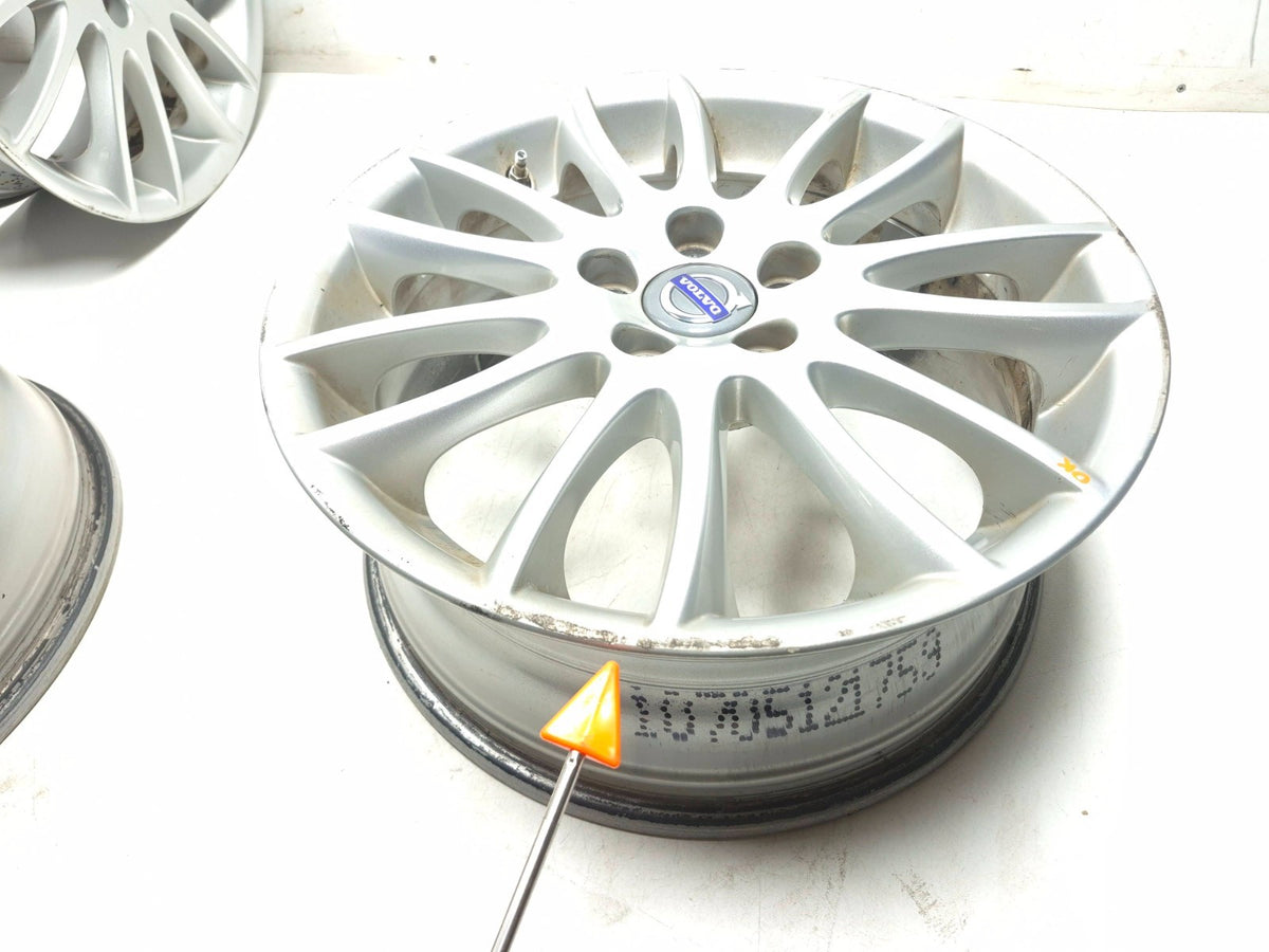 2012 Volvo C30 Alloy Wheel Rim R17 17x7j Et 52.5 4 Pcs OEM