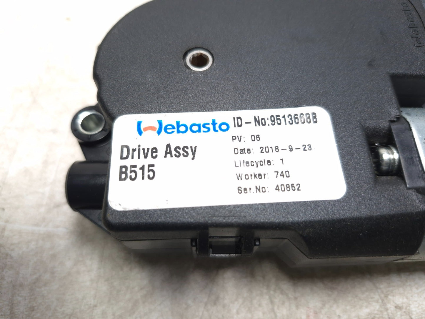 2019 Ford Ecosport Se Roof Sunroof Motor OEM