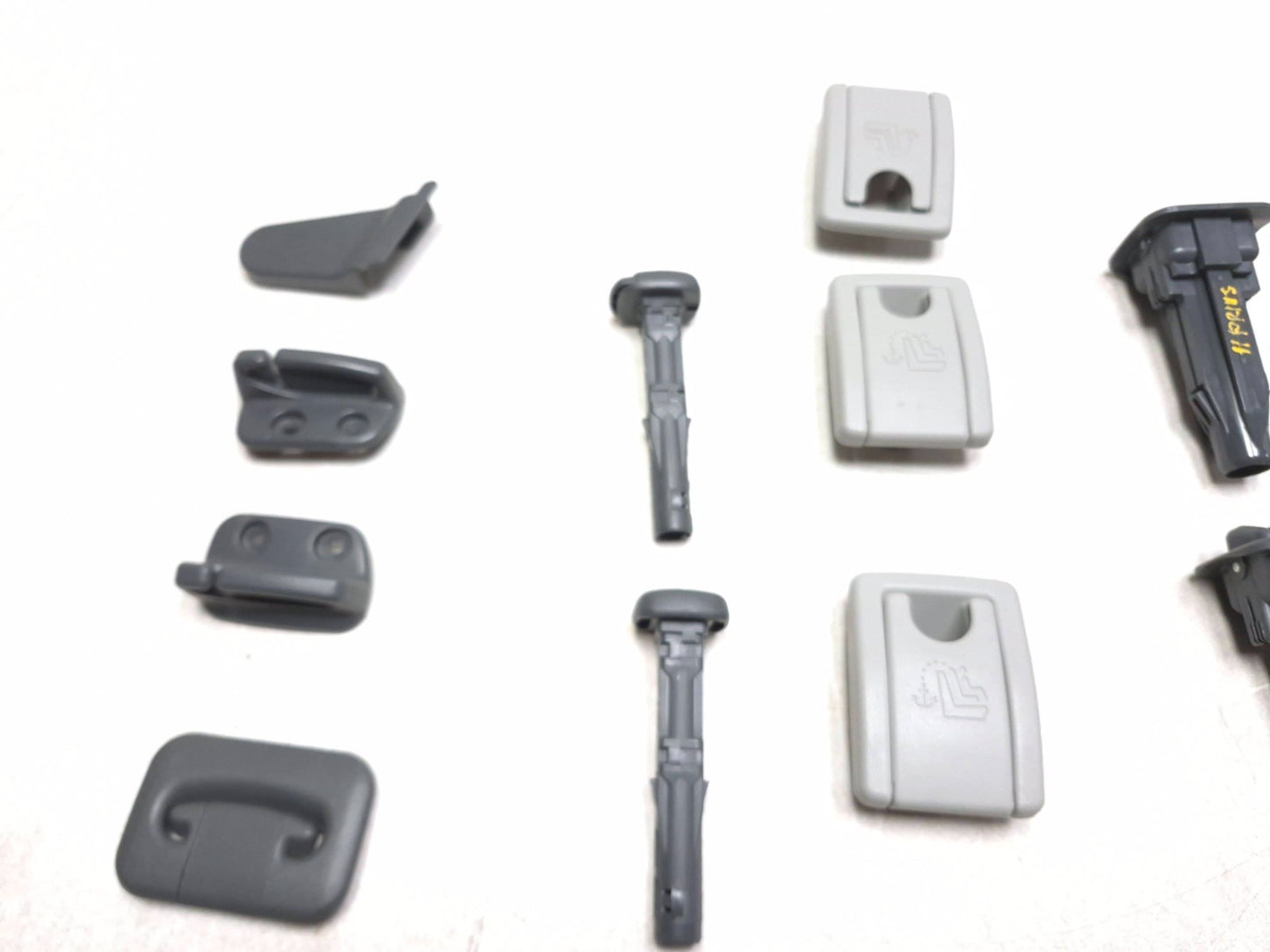 2011 Toyota Prius Rear Seat Trim Guide Sleeve & Fold Lock Set OEM