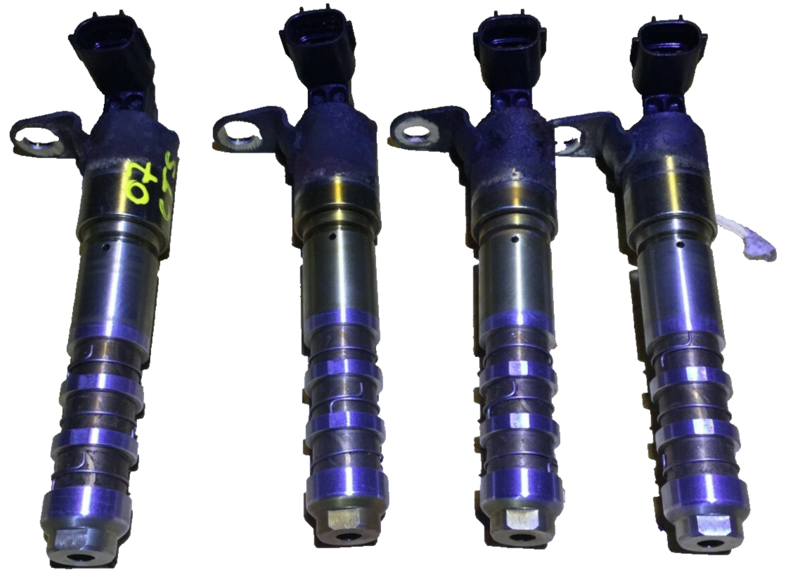2007 Cadillac CTS Cramshaft Solenoid Adjuster 4pcs OEM