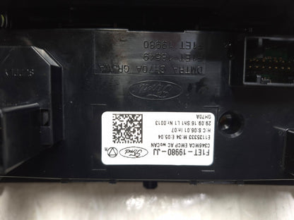 2017 Ford Focus Heater A/c Climate Control Temperature Switch W/ Trim Bezel OEM