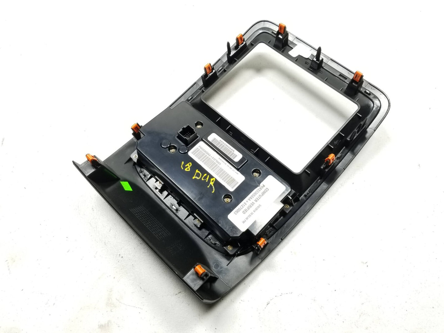 2018 Dodge Durango A/c Heater Climate Switch W/ Trim Bezel OEM