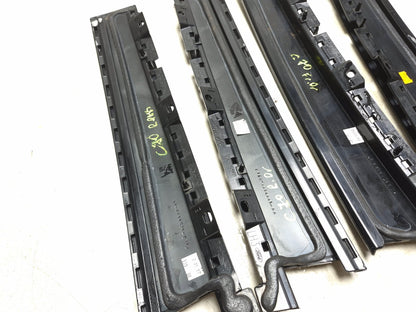 2017 Ford Focus Hatchback Door Pillar Applique Molding Front & Rear 6pcs OEM